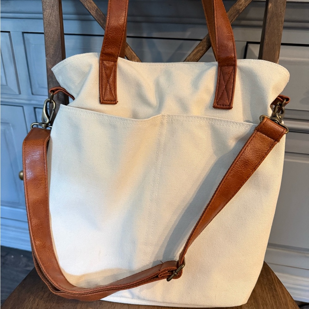 Simple Modern Canvas Tote Bag
